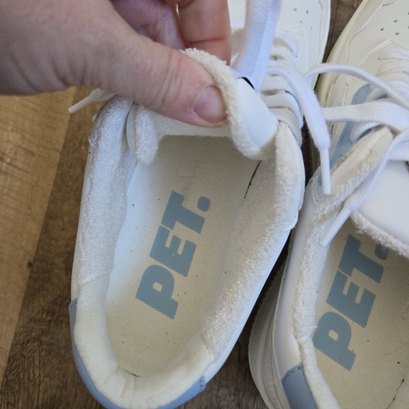 Moea Womens Size 37 White and Blue Sneakers, Excellent Condition - Picture 7 of 15